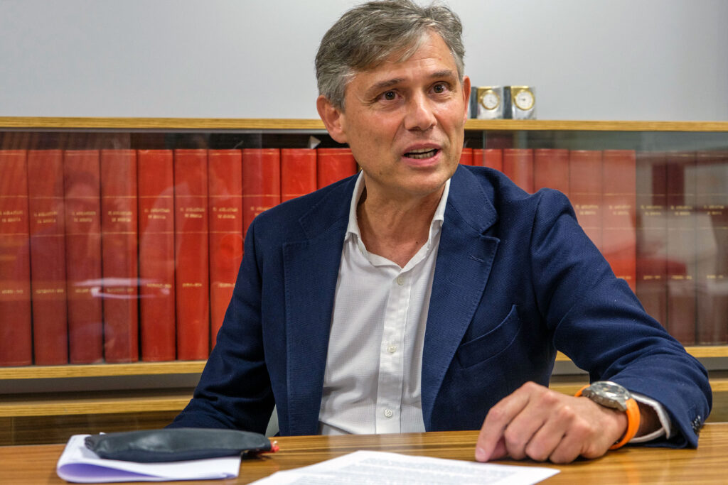 Alberto López, presidente del Colegio de Arquitectos de Segovia.