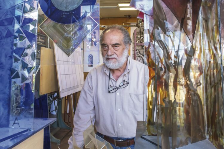 Carlos Muñoz de Pablos recibe su Medalla de Oro al Mérito en las Bellas Artes 1 El maestro segoviano del arte de la vidriera, Carlos Muñoz de Pablos.
