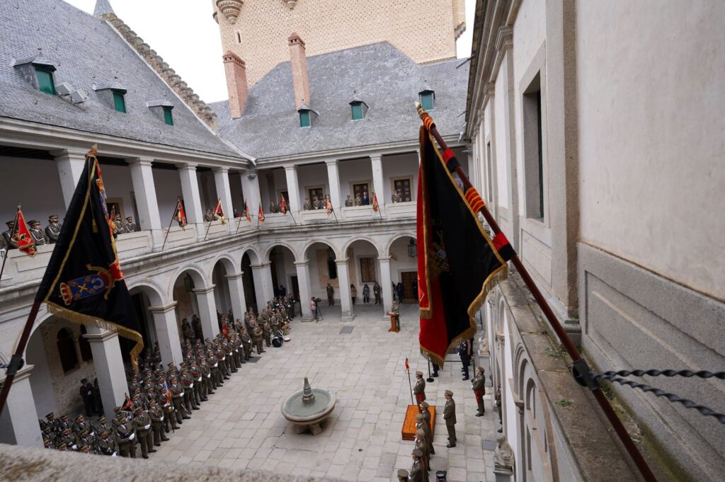 Inauguración del curso en el Patio de Armas del Alcázar.