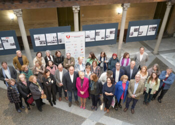 Representantes de la Plataforma del Voluntariado de Segovia y de la Diputación Provincial.