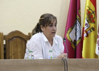La ahora concejala del Grupo Mixto en Cuéllar, Nuria Fernández.
