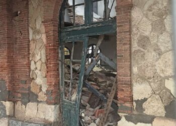 Estado actual del edificio de Ortigosa de Pestaño.