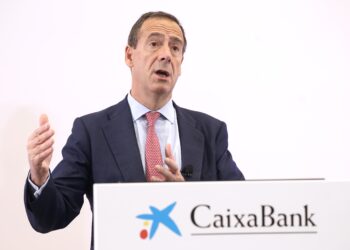 Gonzalo Gortázar, consejero delegado de Caixabank. JUAN LÁZARO.