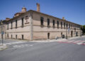 Fachada de la Real Fábrica de Cristales de La Granja, sede de la FCNV.