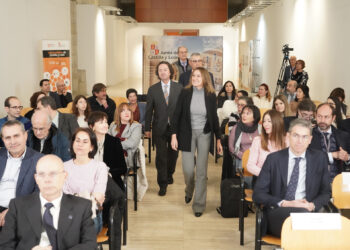 La consejera de Ecducación, Rocío Lucas, presenta el nuevo Plan TCUE 2024-2027. / Rubén Cacho