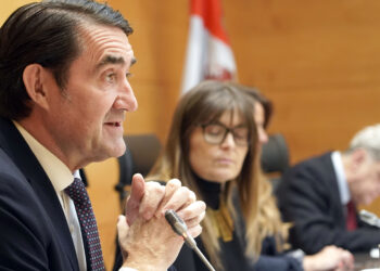 Suárez-Quiñones comparece en las Cortes a petición propia para informar sobre la campaña de 2024 de Lucha contra los Incendios Forestales. / Rubén Cacho