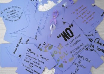 Actividad desarrollada en años anteriores por el 25N en un pueblo de la provincia / E.A.