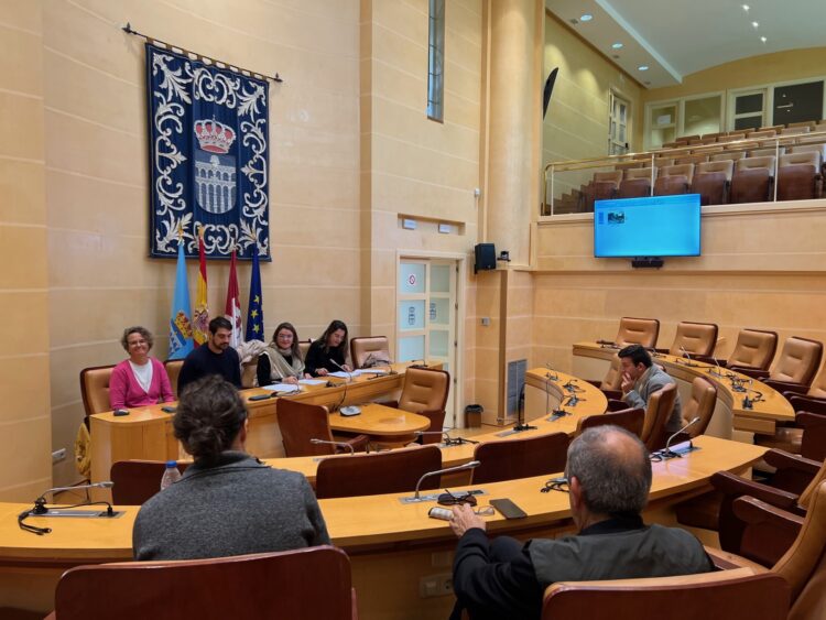 Sorteo público realizado en el Ayuntamiento de Segovia.