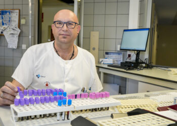 El técnico superior de laboratorio del Hospital de Segovia Rafael Bartolomé.
