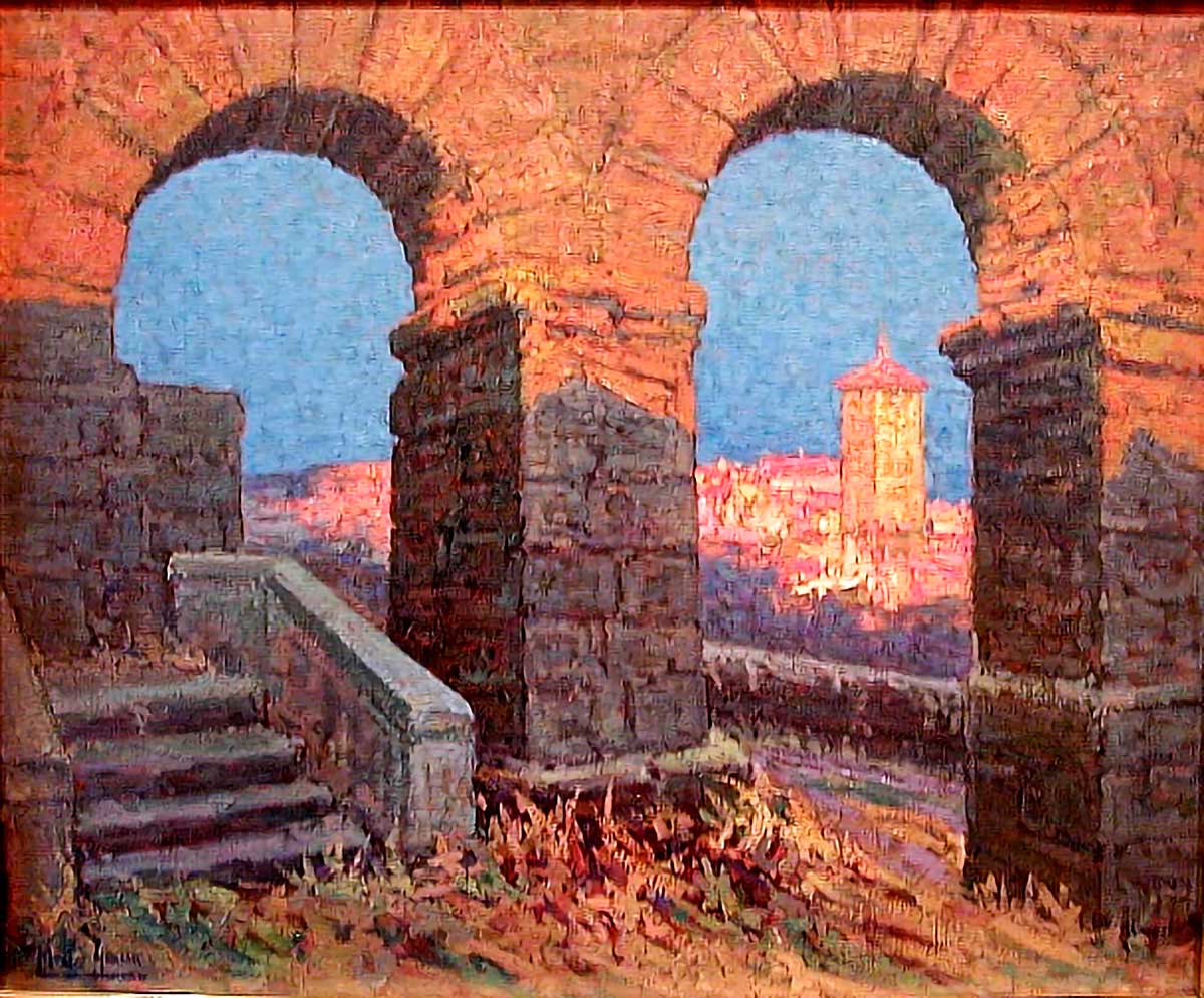 El Cerrillo y la iglesia de los santos Justo y Pastor (IV) 9 Paisaje de Manuel de Gracia.