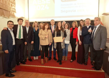 Entrega de reconocimientos de la Asociación de Empresarios Segovianos en el Exterior (AESE). / FES