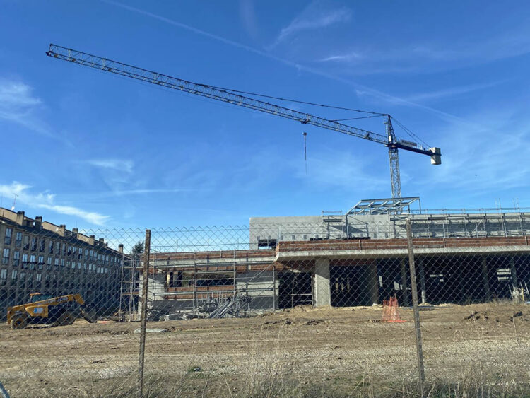 Obras de construcción del Centro de Salud de Nueva Segovia. / EL ADELANTADO