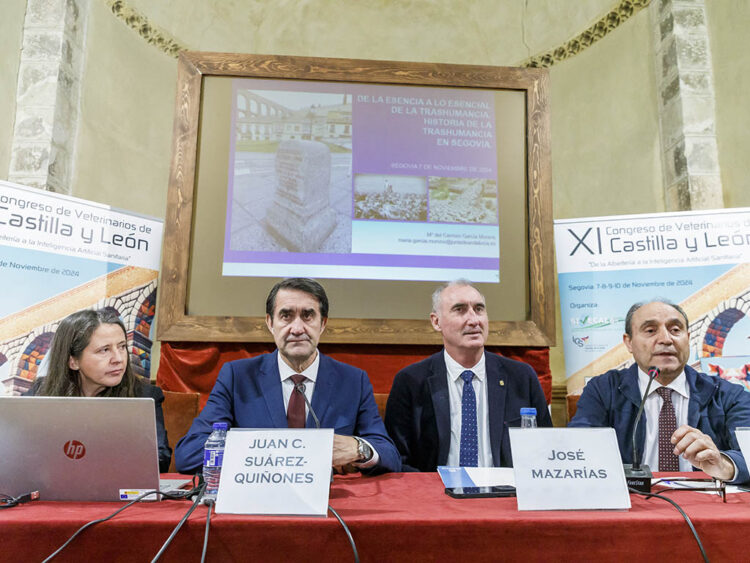 Un recorrido por la historia de la trashumancia 1 Ponencia sobra la trashumancia en San Quirce. / NACHO VALVERDE - ICAL