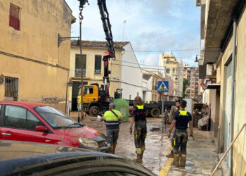 Trabajos de limpieza en la Comunidad Valenciana tras los efectos de la DANA. / @SEGOVIA_ES