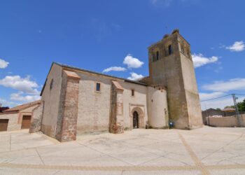 Iglesia de Santa María en Aguilafuente, una de las paradas.