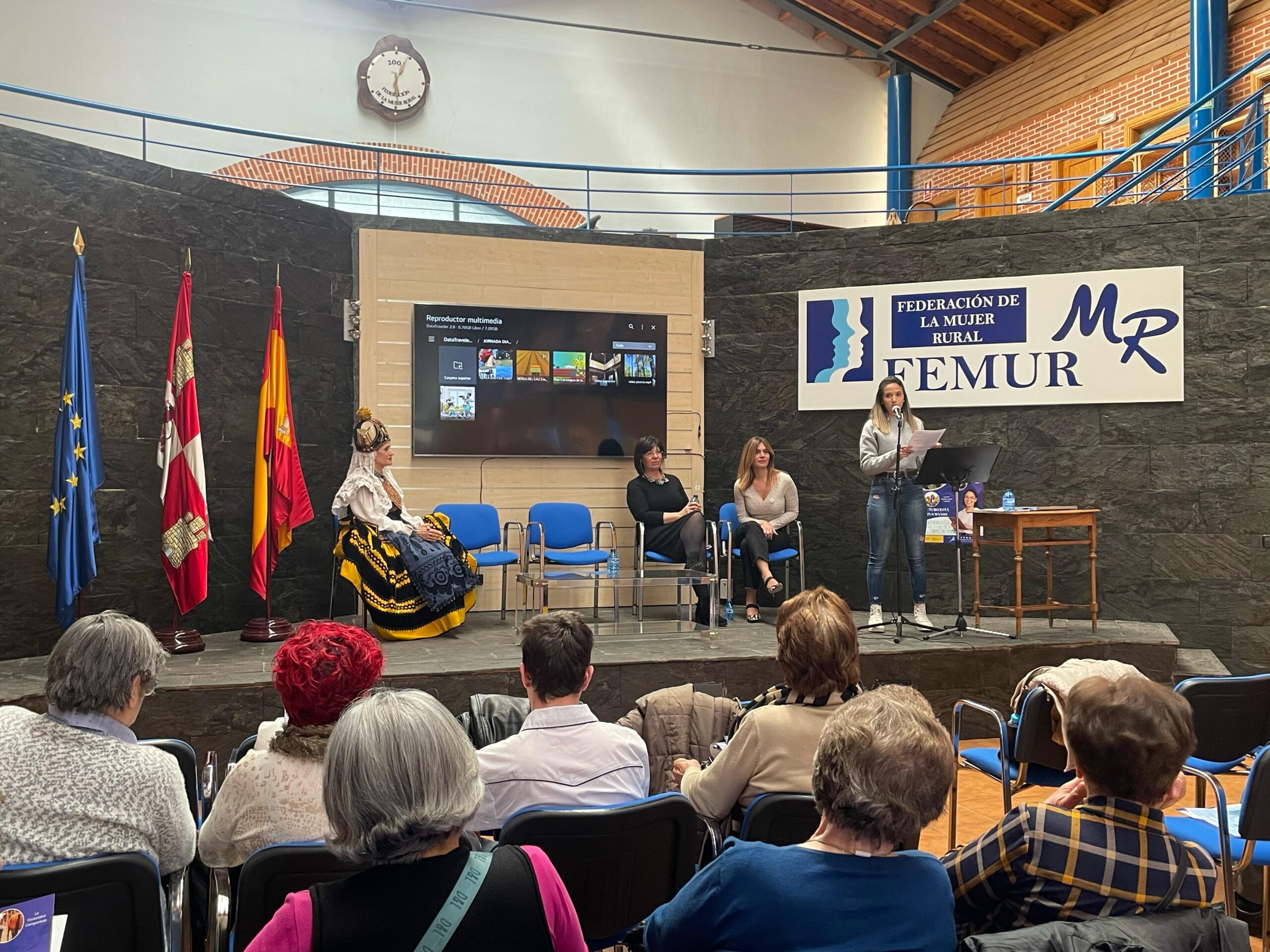 Acto de FEMUR en el día de la mujer, 8 de marzo. Foto: FEMUR.