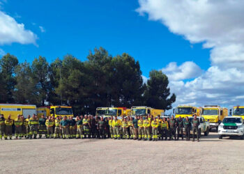 Efectivos desplazados.