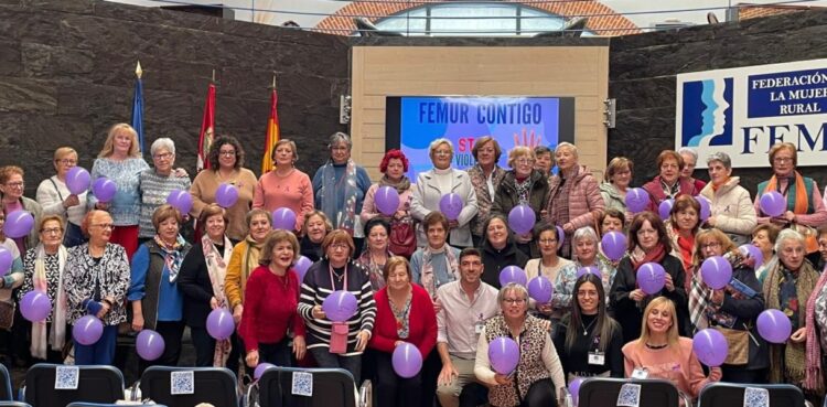 Jornada del 25N de 2022 organizada por FEMUR. Foto: FEMUR.