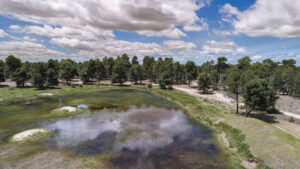 Una de las lagunas de Navalilla.