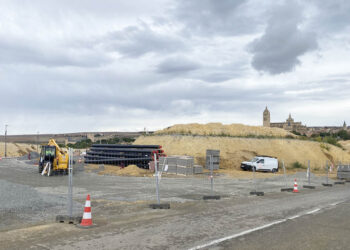 Obras de urbanización del Hospital General de Segovia. / EL ADELANTADO