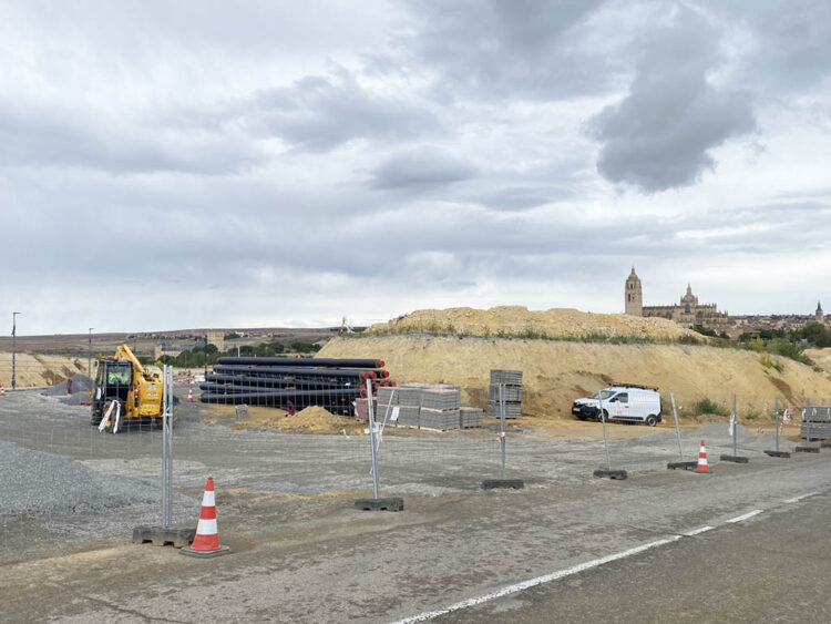 Obras de urbanización del Hospital General de Segovia. / EL ADELANTADO