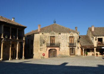 Plaza Mayor de Pedraza.