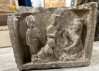 La pieza iba a ser subastada en Barcelona.