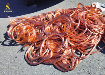 Cobre interceptado por la Guardia Civil en Segovia. / MINISTERIO DEL INTERIOR