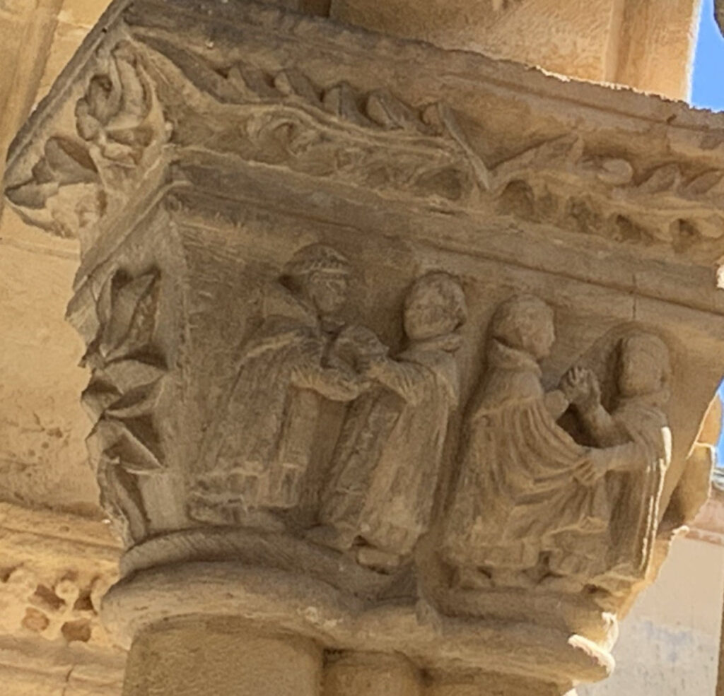 Dominicos, conocidos como la orden de predicadores, hablando entre ellos.