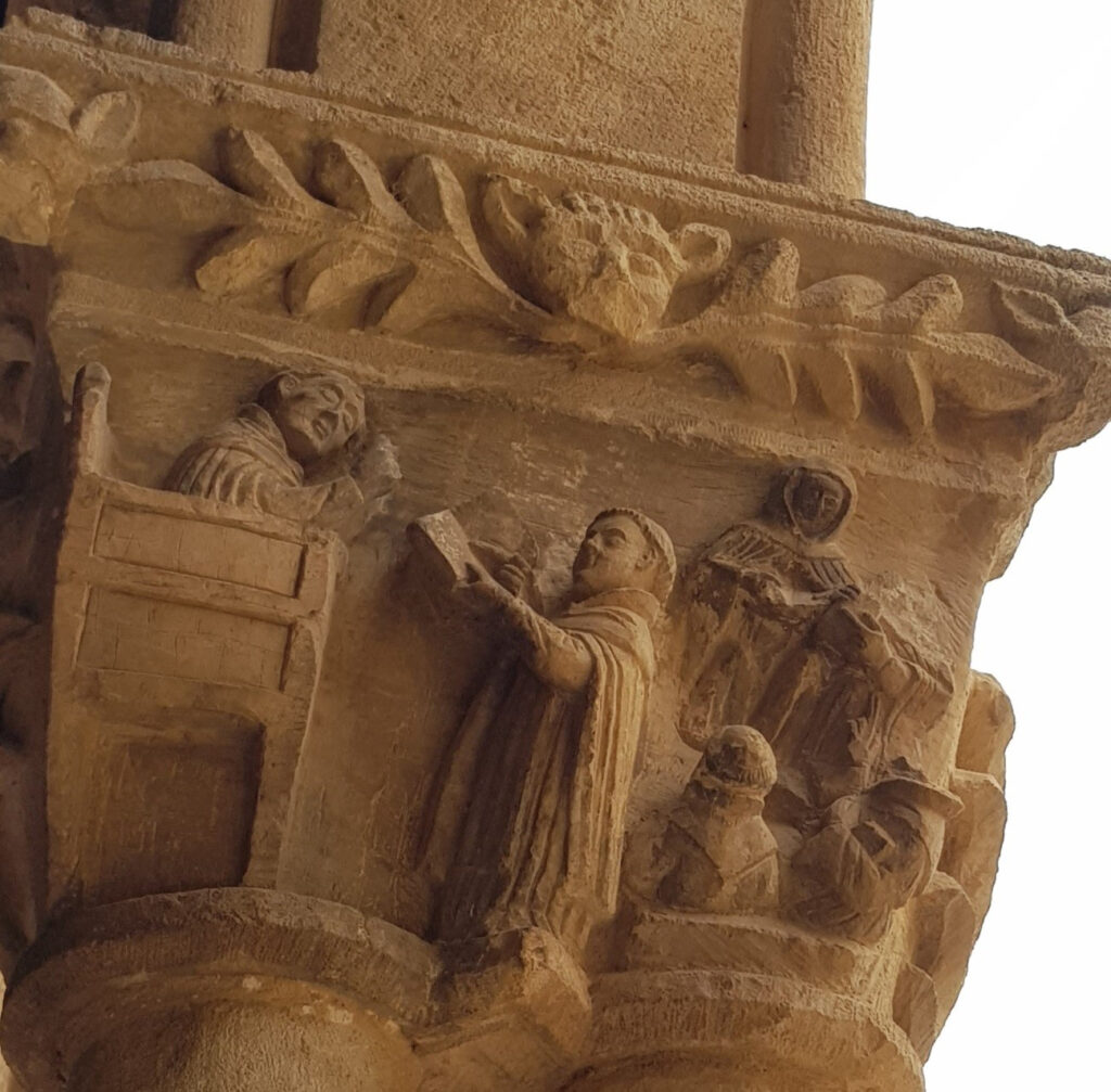 Un maestro y un alumno.