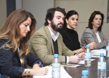 Susana Suárez, Juan García-Gallardo, Fuencisla Arévalo y Esther Núñez. / EFE - PABLO MARTÍN