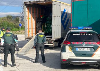 Recuperación de los tractores / GUARDIA CIVIL