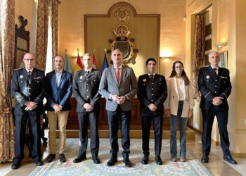 Acto de toma de posesión de los subinspectores Óscar Martín y Fernando Gómez. / EL ADELANTADO