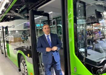 Sanz Merino conoció en IFEMA los nuevos modelos de autobús eléctrico en busca de la modernización de la flota.