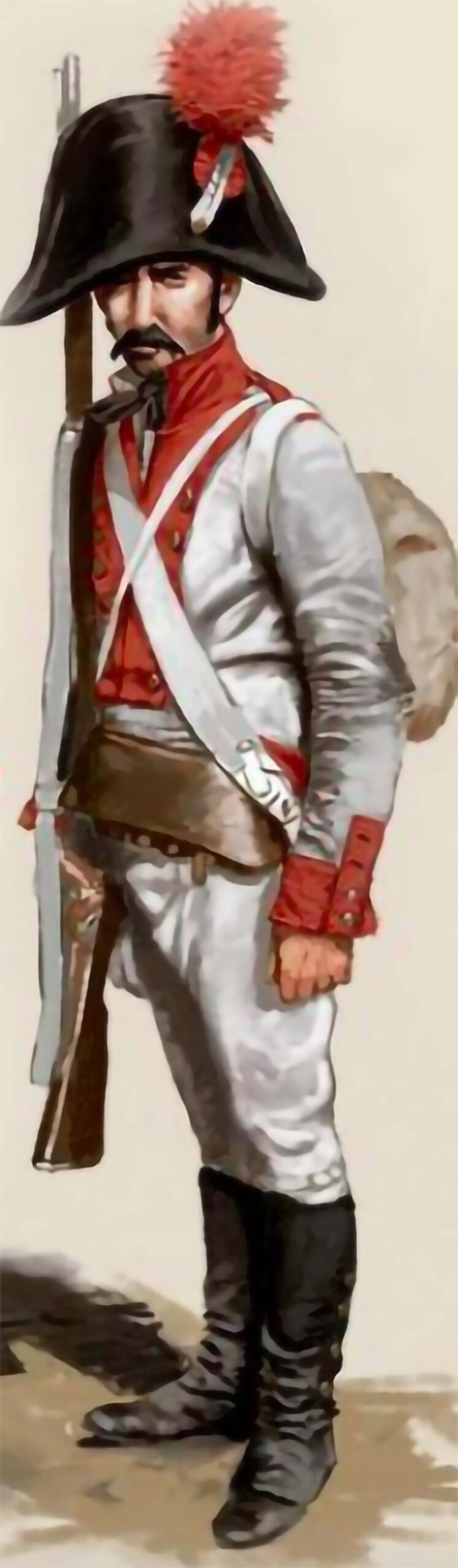 Fusilero del Regimiento Provincial de Segovia. Ciudad Rodrigo, 1810.