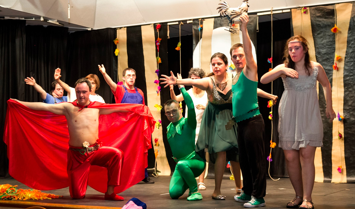 Grupo ‘La Tramoya’ en Fuentepelayo.