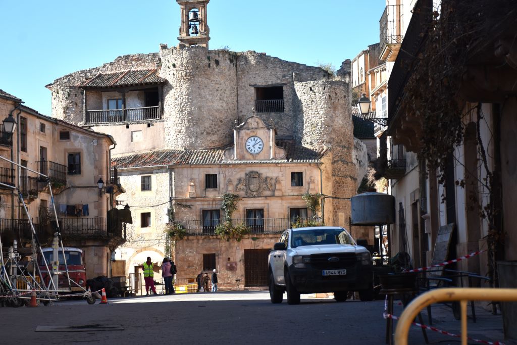 La plaza de Sepúlveda, otro de los escenarios escogidos para rodar.