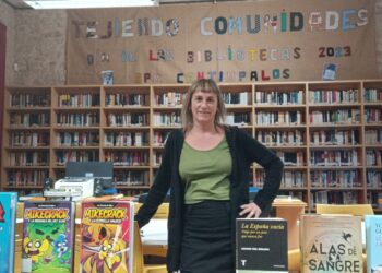 La bibliotecaria de Cantimpalos Álida Jiménez / LOURDES MATARRANZ