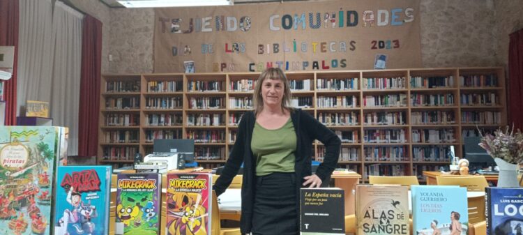 La bibliotecaria de Cantimpalos Álida Jiménez / LOURDES MATARRANZ