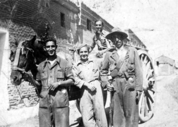 La familia Jiménez, últimos molineros de Nava de la Asunción.