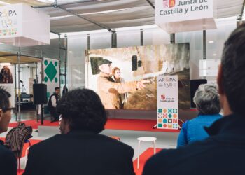 Visitantes durante los momentos previos a una de las actividades de la pasada edición de AR-PA. JCYL.