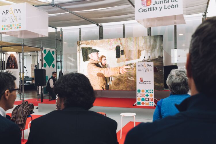 Visitantes durante los momentos previos a una de las actividades de la pasada edición de AR-PA. JCYL.