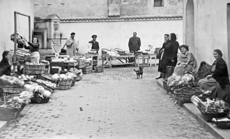 Mercado de los Huertos. 1954. Mauri Renedo.