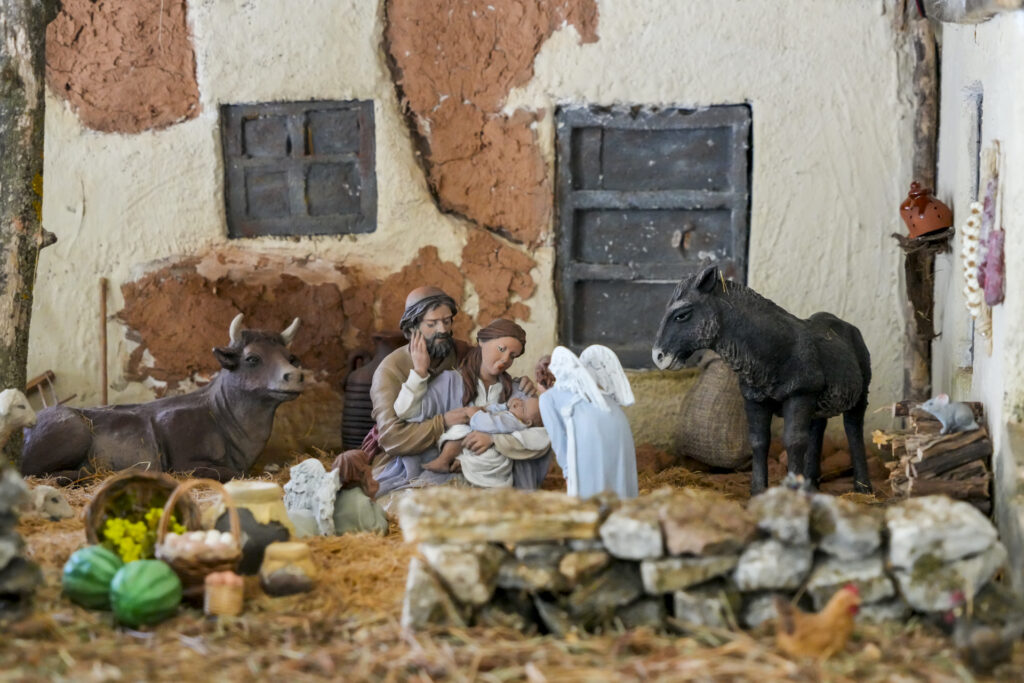 Los Belenes de la ciudad, atractivo para segovianos y visitantes en Navidad 4 Detalle del belén del Palacio Episcopal.
