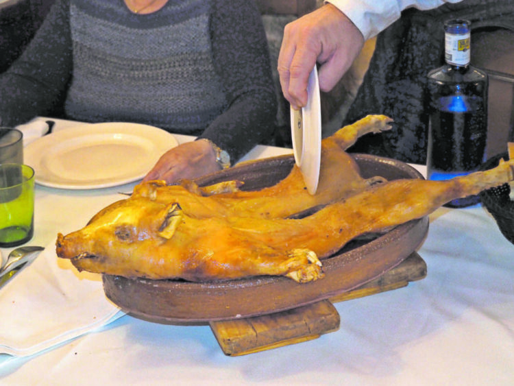 Cochinillo de Segovia de Marca de Garantía.