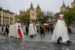 Momento de los actos celebrados en Segovia.