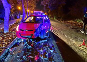Estado de uno de los vehículos tras el accidente (FOTO: POLICÍA LOCAL)