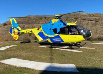 Helicóptero medicalizado de Sacyl.