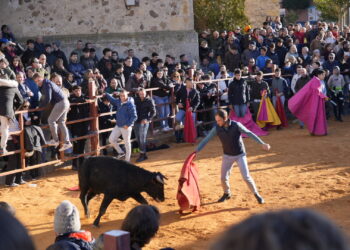 Uno de los participantes de la Capea de Navidad Interpueblos.