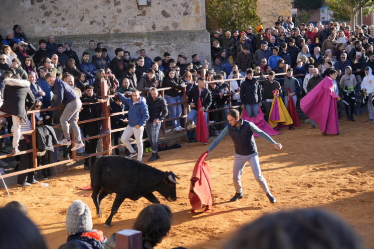 Uno de los participantes de la Capea de Navidad Interpueblos.